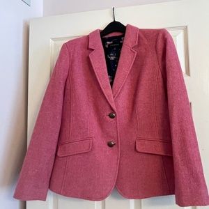 Talbots size 10 pink Aberdeen blazer.